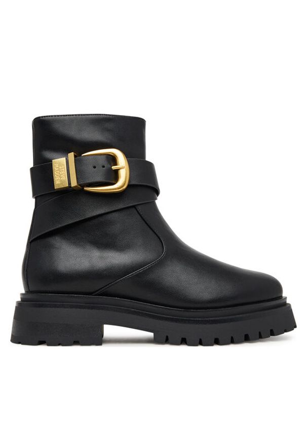 Steve Madden Botki Lexs SM11003593 Czarny. Kolor: czarny. Materiał: skóra