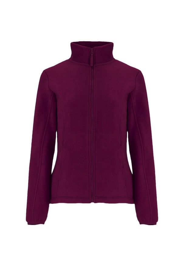 ROLY - Damska Bluza Polarowa Artic Z Pełnym Zamkiem Błyskawicznym. Kolor: czerwony. Materiał: polar. Sezon: zima. Sport: turystyka piesza