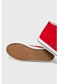 Big-Star - Big Star - Trampki. Nosek buta: okrągły. Zapięcie: sznurówki. Kolor: czerwony. Materiał: syntetyk, materiał, guma. Szerokość cholewki: normalna. Obcas: na obcasie. Wysokość obcasa: niski #2