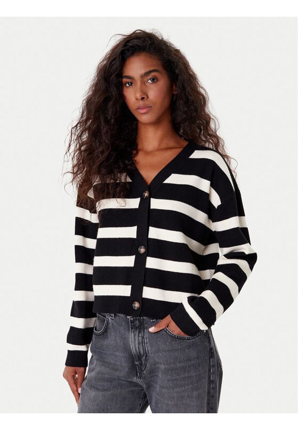 Vero Moda Kardigan Saba 10331794 Czarny Regular Fit. Kolor: czarny. Materiał: syntetyk