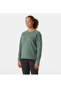 Bluza damska Helly Hansen Varde. Kolor: zielony. Materiał: materiał, dzianina. Sezon: jesień #1