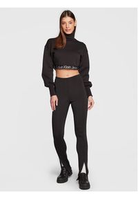 Calvin Klein Jeans Bluzka J20J220436 Czarny Relaxed Fit. Kolor: czarny. Materiał: syntetyk #5