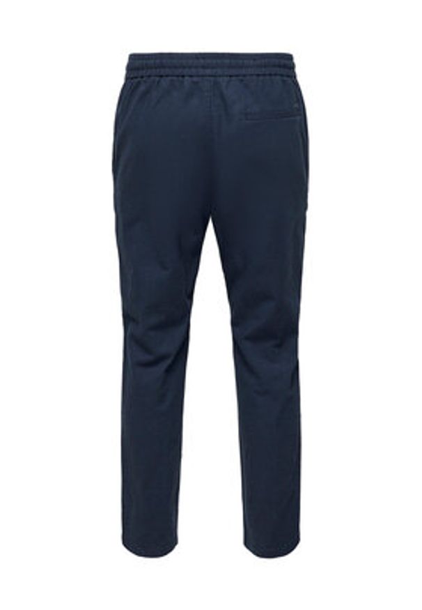 Only & Sons Spodnie materiałowe 22024966 Granatowy Tapered Fit. Kolor: niebieski. Materiał: bawełna