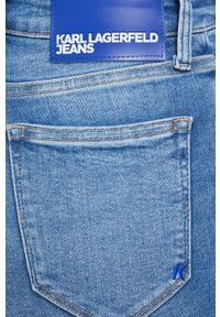 Karl Lagerfeld Jeans jeansy damskie kolor niebieski. Kolor: niebieski #2