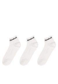 Zestaw 3 par niskich skarpet unisex Reebok. Kolor: biały