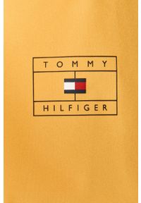 TOMMY HILFIGER - Tommy Hilfiger - Kurtka. Okazja: na co dzień. Typ kołnierza: kaptur. Kolor: żółty. Materiał: poliester. Styl: casual #7