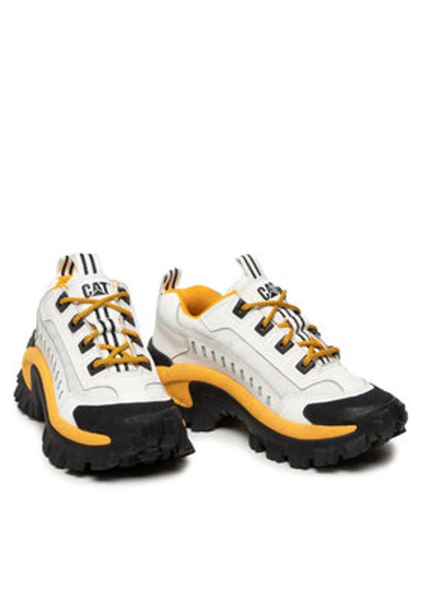 CAT Footwear Sneakersy Intruder P723902 Biały. Kolor: biały. Materiał: skóra