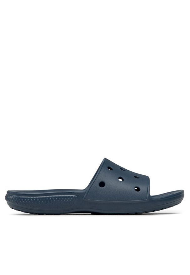 Crocs Klapki Classic Slide 206121 Granatowy. Kolor: niebieski
