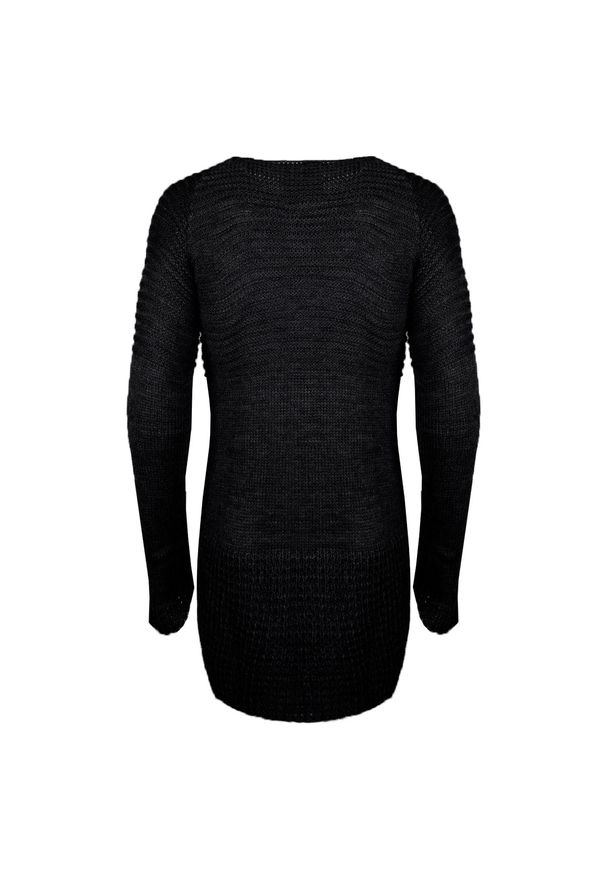 Barbarossa Moratti Sweter | BM16-5004-1-23 | Mężczyzna | Czarny. Kolor: czarny. Materiał: akryl, wełna. Długość: długie. Wzór: ze splotem