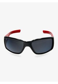 Okulary przeciwsłoneczne dla dzieci GOG Jungle - black/red/smoke. Kolor: czarny