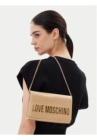 Love Moschino - LOVE MOSCHINO Torebka JC4103PP1MKD196A Złoty. Kolor: złoty. Materiał: skórzane #5