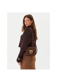 Pinko - Torebka PINKO. Kolor: brązowy #1