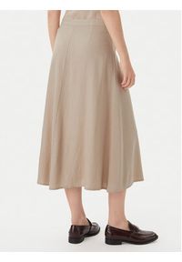 only - ONLY Spódnica midi Goa 15363690 Beżowy Regular Fit. Kolor: beżowy. Materiał: wiskoza #3