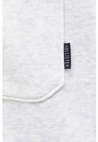Hollister Co. bluza męska kolor szary melanżowa. Kolor: szary. Długość: krótkie. Wzór: melanż #2