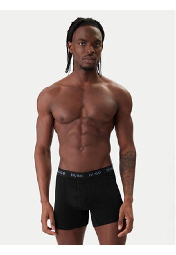 Hugo - HUGO Komplet bokserek 50532613 Czarny. Kolor: czarny. Materiał: bawełna