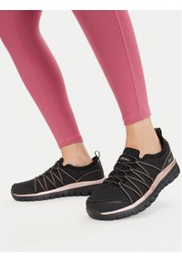skechers - Skechers Sneakersy Graceful 100888/BKRG Czarny. Kolor: czarny. Materiał: materiał #1