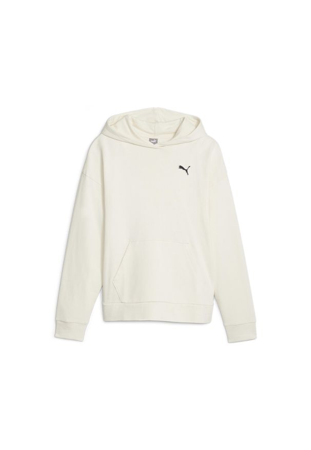 Bluza sportowa damska Puma 67598899. Typ kołnierza: kaptur. Kolor: biały. Materiał: polar. Sezon: zima