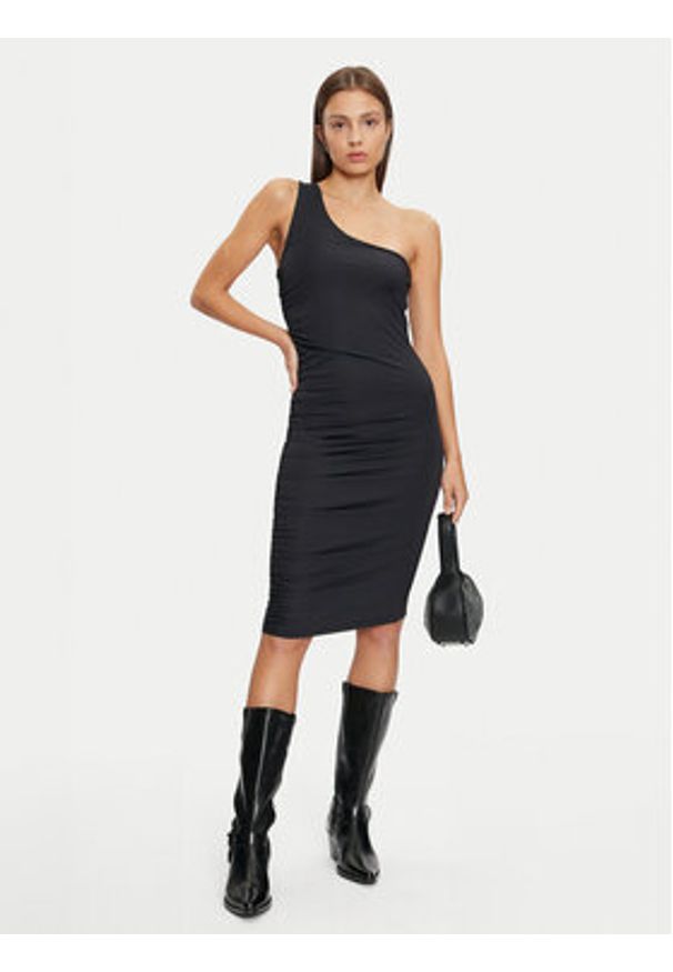 only - ONLY Sukienka koktajlowa Lea 15333223 Czarny Slim Fit. Kolor: czarny. Materiał: syntetyk. Styl: wizytowy