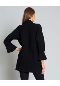 LES COPAINS - Sweter z wełny. Okazja: na co dzień. Kolor: czarny. Materiał: wełna. Długość: długie. Styl: klasyczny, casual, elegancki #3