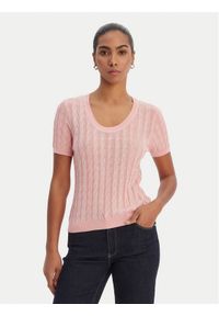 Fracomina Sweter FR26ST7031K547R9 Koralowy Regular Fit. Kolor: pomarańczowy #1