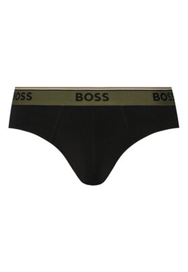 BOSS Komplet slipów 50554683 Czarny. Kolor: czarny. Materiał: bawełna