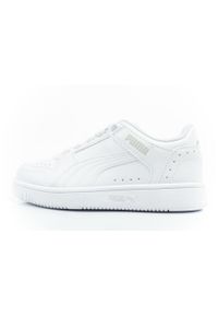 Buty sportowe sneakersy dziecięce Puma Rebound JOY. Kolor: biały. Materiał: materiał. Sport: turystyka piesza