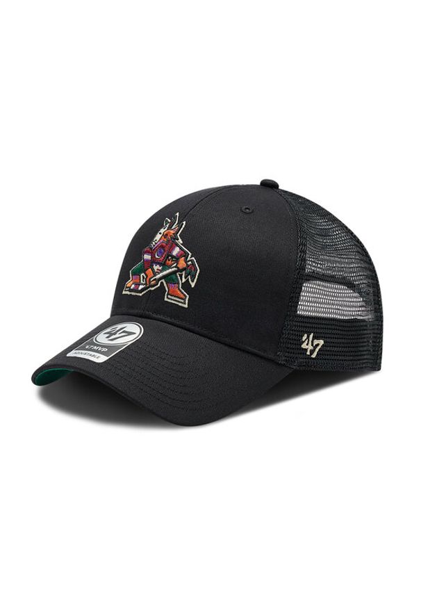 47 Brand Czapka z daszkiem Branson Arizona Coyotes H-BRANS21CTP-BKA Czarny. Kolor: czarny. Materiał: materiał