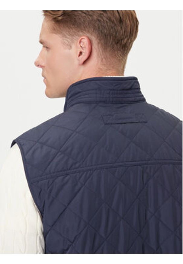 GANT - Gant Kamizelka 7006341 Granatowy Regular Fit. Kolor: niebieski. Materiał: syntetyk