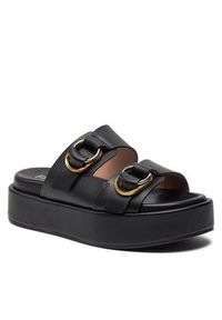 Pinko Klapki Flores 01 SD0057 P001 Czarny. Kolor: czarny. Materiał: skóra #6
