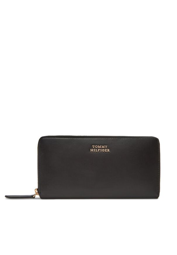 TOMMY HILFIGER - Tommy Hilfiger Duży Portfel Męski Th Leather Slg Lrg Za AW0AW17498 Czarny. Kolor: czarny. Materiał: skóra