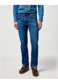 Wrangler Jeansy Greensboro 112364419 Niebieski Straight Leg. Kolor: niebieski