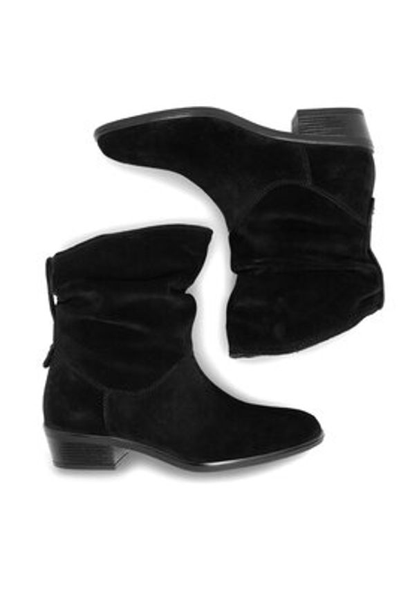 Lasocki Botki WI16-ANIA-27 Czarny. Kolor: czarny. Materiał: zamsz, skóra