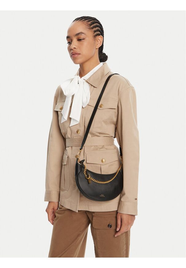 Polo Ralph Lauren Torebka 428977210001 Czarny. Kolor: czarny. Materiał: skórzane