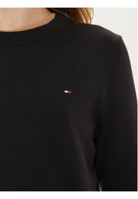 TOMMY HILFIGER - Tommy Hilfiger Sweter WW0WW44984 Czarny Regular Fit. Kolor: czarny. Materiał: syntetyk #4