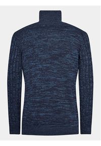 INDICODE Sweter Rufus 35-026 Granatowy Regular Fit. Kolor: niebieski. Materiał: bawełna