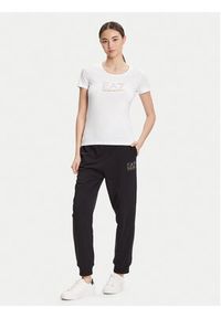 EA7 Emporio Armani Spodnie dresowe 7W000418 AF12473 MC021 Czarny Regular Fit. Kolor: czarny. Materiał: bawełna #4