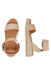 DeeZee Espadryle QS276-1 Beżowy. Kolor: beżowy. Materiał: syntetyk, materiał #4