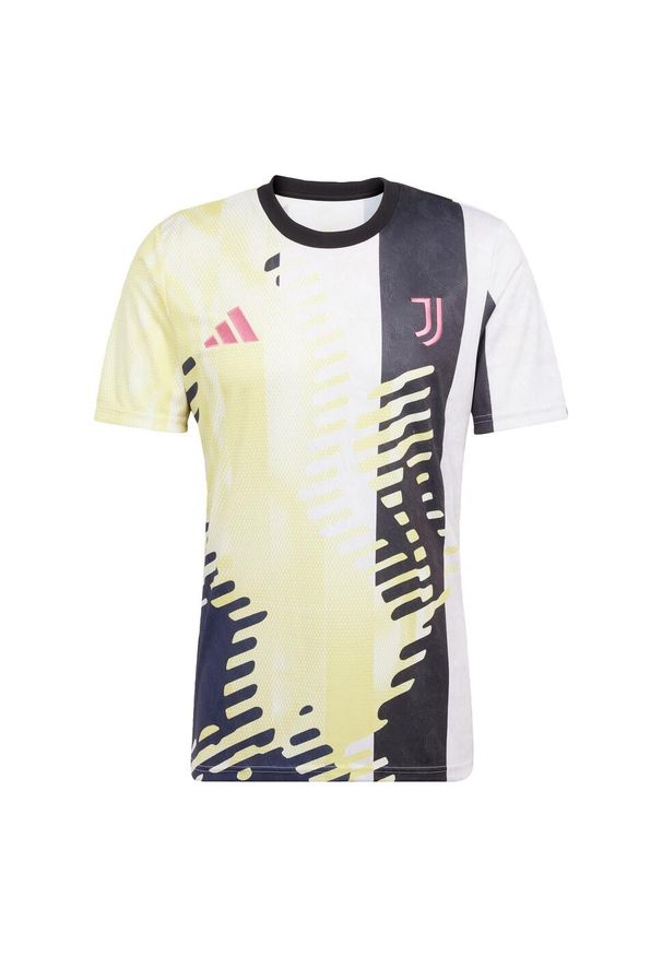 Adidas - Koszulka Juventus 24/25 Pre-Match. Kolor: wielokolorowy, czarny, niebieski, zielony. Materiał: materiał