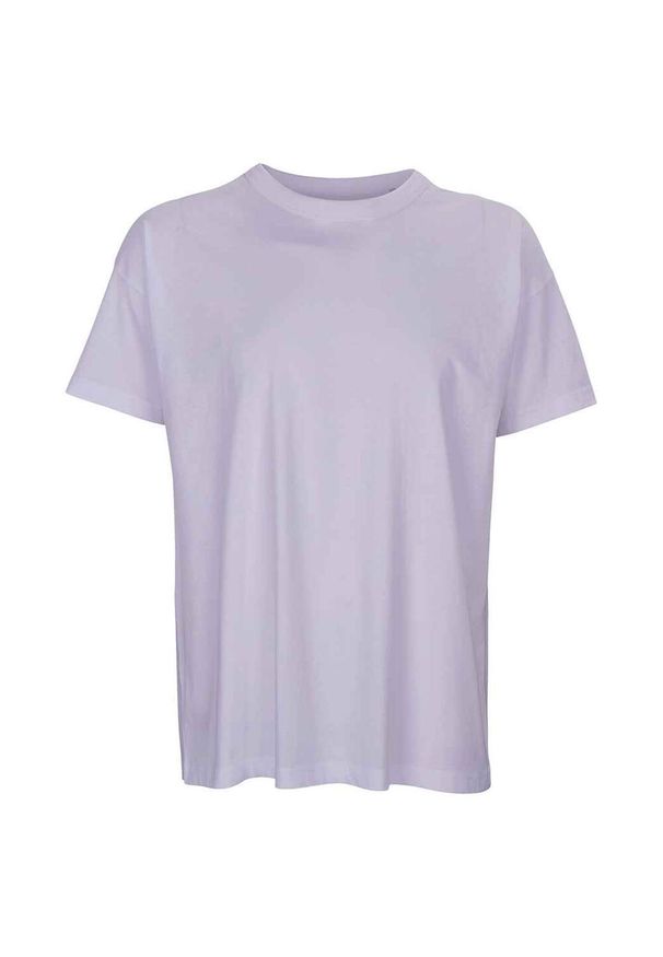 SOL'S - Męska Koszulka Boxy Oversize. Kolor: czerwony, wielokolorowy, różowy. Sport: turystyka piesza