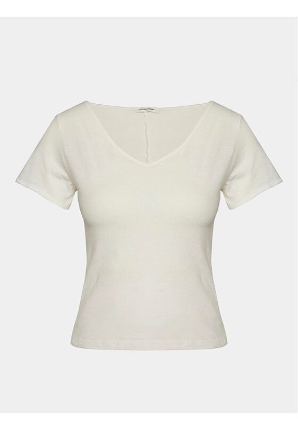 AMERICAN VINTAGE - American Vintage T-Shirt Aksun AK02DE24 Biały Regular Fit. Kolor: biały. Materiał: bawełna. Styl: vintage