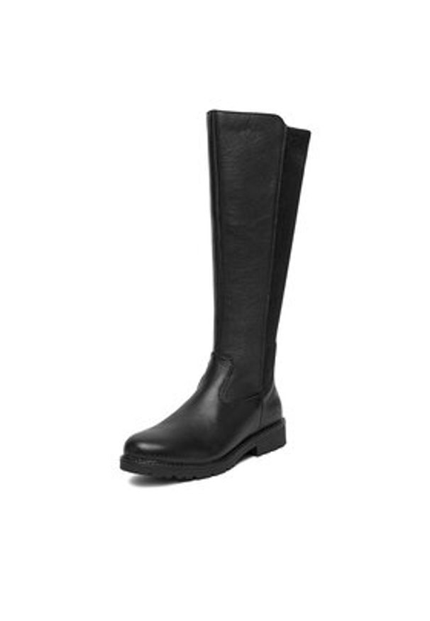 Remonte Kozaki CEO-R6594-00 Czarny. Kolor: czarny. Materiał: skóra