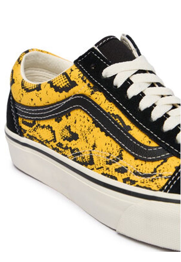 Vans Tenisówki Old Skool VN000DB3Y231 Żółty. Kolor: żółty. Materiał: zamsz, skóra