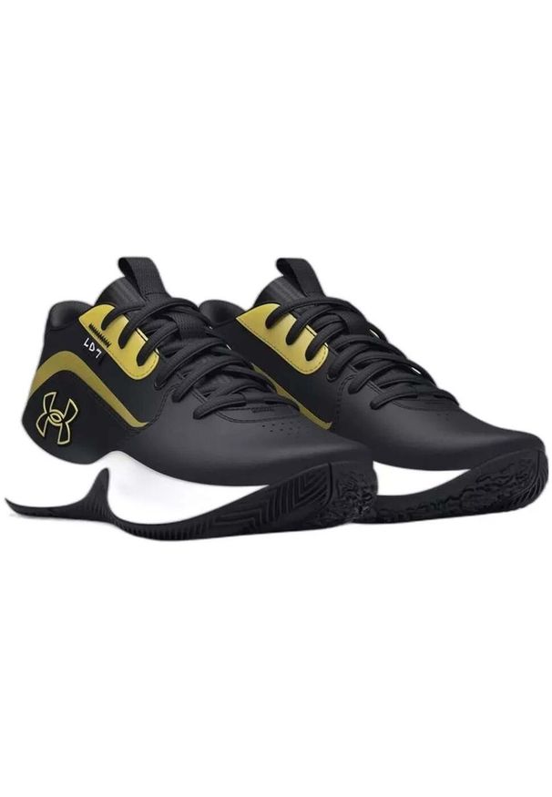 Buty do koszykówki dziecięce Under Armour GS Lockdown 7. Kolor: czarny. Sport: koszykówka