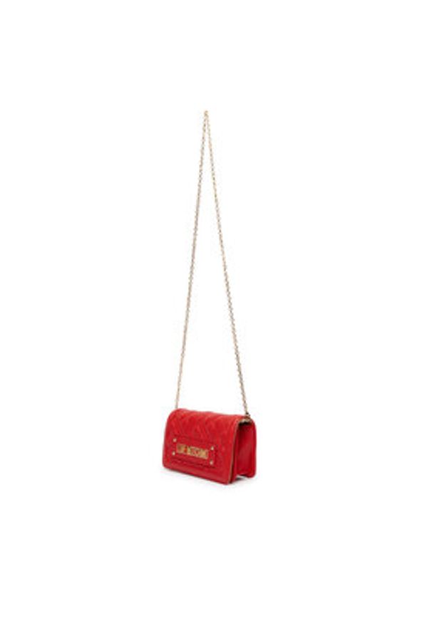 Love Moschino - LOVE MOSCHINO Torebka JC5681PP1OLA0500 Czerwony. Kolor: czerwony. Materiał: skórzane