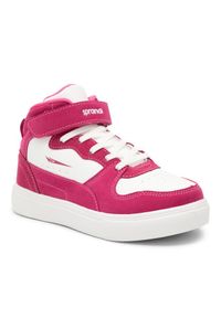 Sneakersy Sprandi. Kolor: różowy
