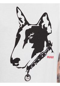 Hugo T-Shirt Dammock 50504916 Biały Regular Fit. Kolor: biały. Materiał: bawełna #4