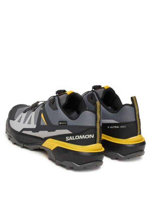 salomon - Salomon Trekkingi X Ultra 360 Gore-Tex L47740300 Szary. Kolor: szary. Materiał: materiał. Technologia: Gore-Tex. Sport: turystyka piesza