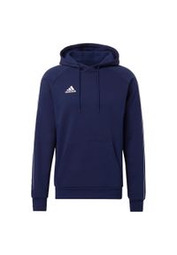 Adidas - Core 18 Hoody Bluza bawełna 332. Kolor: niebieski, biały, wielokolorowy. Materiał: bawełna