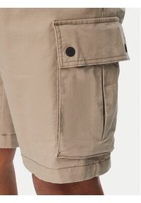 Hugo - HUGO Szorty materiałowe Craysen 262S 50556891 Brązowy jasny Straight Fit. Kolor: brązowy. Materiał: bawełna #5
