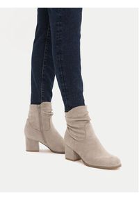 Jenny - JENNY Botki CEO-WS24340-01 Beżowy. Kolor: beżowy. Materiał: materiał #5
